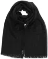 Fraas Metallic Solid Lightweight Wrap In Black