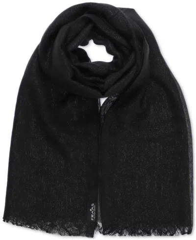 Fraas Metallic Solid Lightweight Wrap In Black