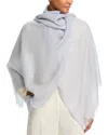 Fraas Solid Lightweight Wool Scarf In Gray
