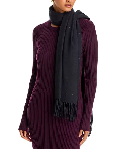 Fraas V  Solid Sparkle Scarf - Exclusive In Blue