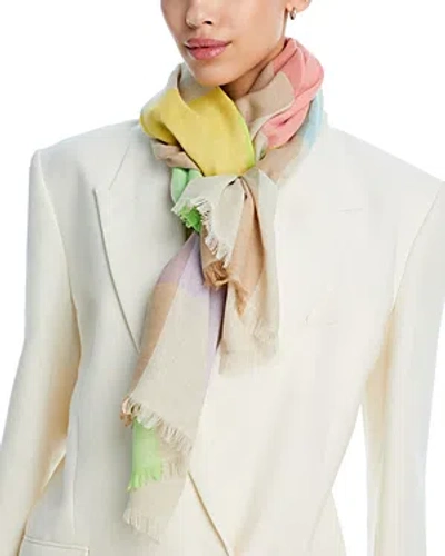 Fraas Vichy Check Scarf In Multi
