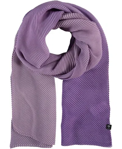 Fraas Women's Ombre Plisse Scarf In Lavender