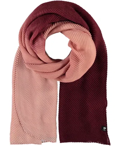Fraas Women's Ombre Plisse Scarf In Pink