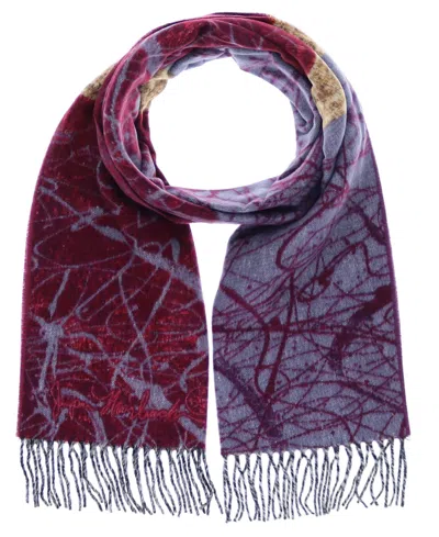 Fraas X Jumper Maybach Eco Cashmink Jumpko Scarf In Berry