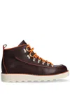 FRACAP LACE-UP ANKLE BOOTS