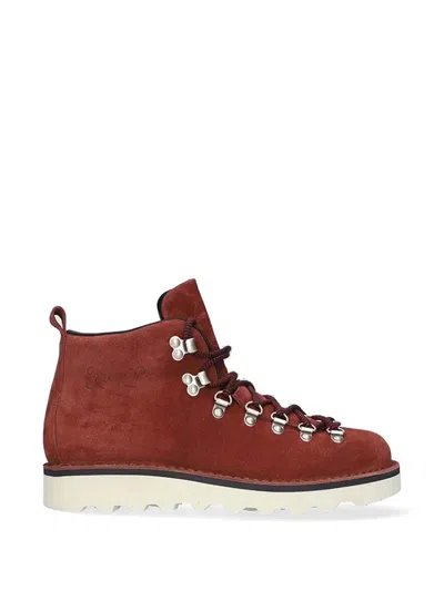 Fracap Magnifico Lace-up Boots In Red
