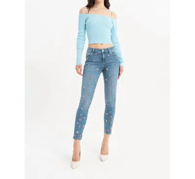Fracomina Bella 24-perfect Shape Jean In Superstone In Blue