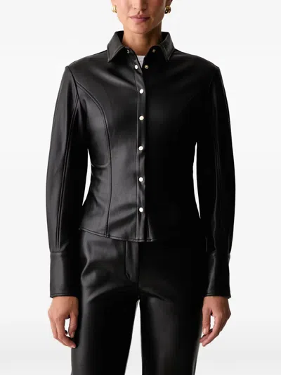 Fracomina Button-up Shirt In Black