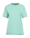 Fracomina Collection Woman T-shirt Light Green Size Xl Cotton