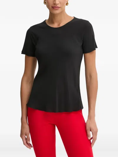 Fracomina Crew-neck T-shirt In Black