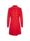 Fracomina Double-breasted Coat In Multi