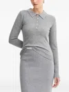 Fracomina Embellished-collar Sweater In Gray