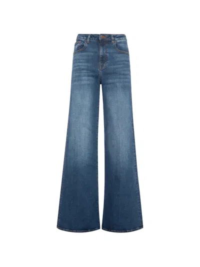 Fracomina Flared Jeans In Blue