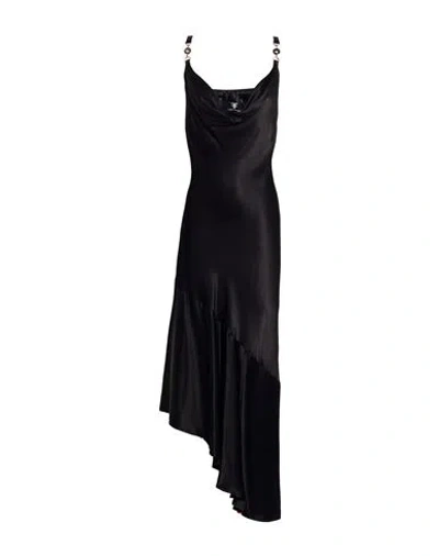 Fracomina Gold Woman Maxi Dress Black Size M Elastane