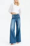 Fracomina High Flare Pant In Superstone