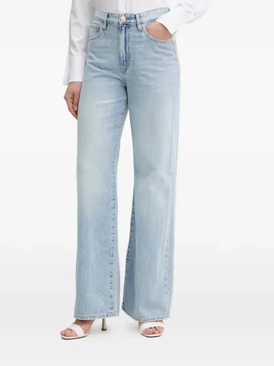Fracomina High-waisted Jeans In Blue