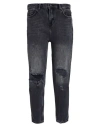 Fracomina Jeans Woman Jeans Black Size 31 Cotton, Lyocell, Tencel