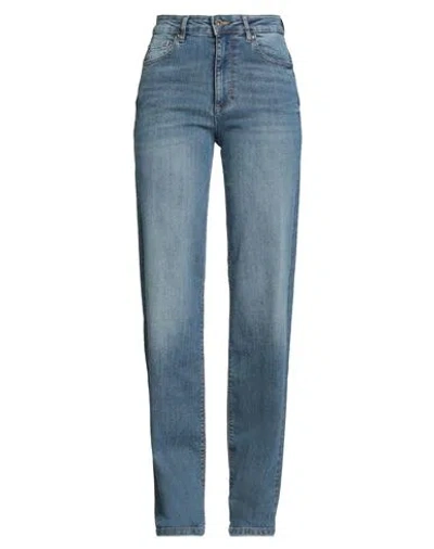 Fracomina Jeans Woman Jeans Blue Size 29 Cotton, Elastane