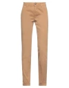 Fracomina Jeans Woman Pants Camel Size 30 Cotton, Elastane In Brown