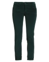 Fracomina Jeans Woman Pants Dark Green Size 31 Cotton, Modal, Elastane In Green