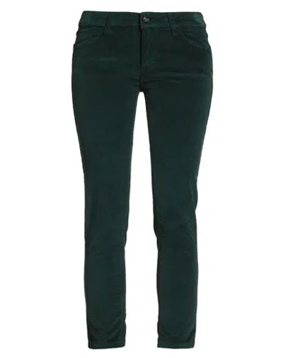 Fracomina Jeans Woman Pants Dark Green Size 31 Cotton, Modal, Elastane