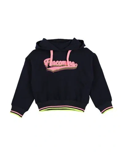 Fracomina Mini Babies'  Toddler Girl Sweatshirt Midnight Blue Size 6 Cotton, Elastane