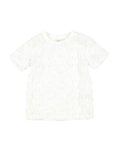 Fracomina Mini Babies'  Toddler Girl Top Ivory Size 5 Cotton In White