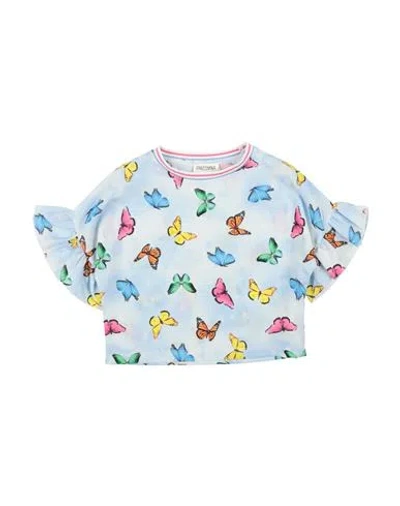 Fracomina Mini Babies'  Toddler Girl Top Sky Blue Size 7 Polyester