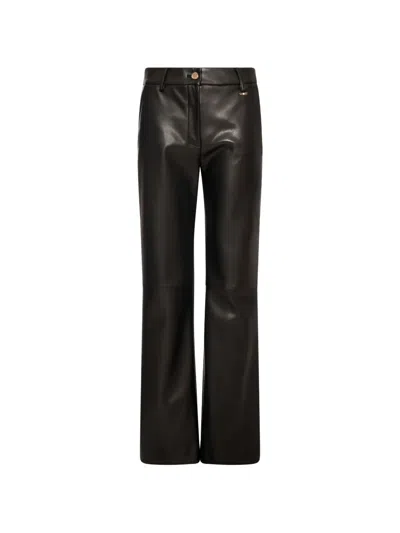 Fracomina Panelled Trousers In Brown