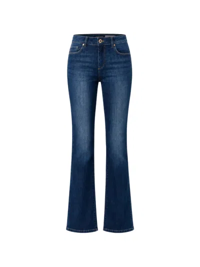 Fracomina Push-up Effect Bootcut Jeans In Blue