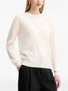 Fracomina Round-neck Sweater In Neutral