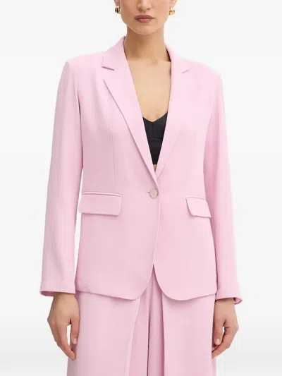 Fracomina Single-breasted Blazer In Pink