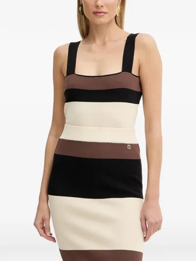 Fracomina Striped Top In Multi