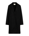 Fracomina Woman Coat Black Size M Polyester, Viscose
