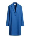 Fracomina Woman Coat Blue Size Xl Polyester, Viscose