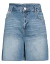 Fracomina Denim Shorts In Blue
