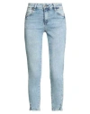 Fracomina Woman Jeans Blue Size 25 Cotton, Elastane In Blue