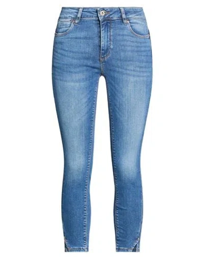 Fracomina Woman Jeans Blue Size 25 Cotton, Elastomultiester, Elastane