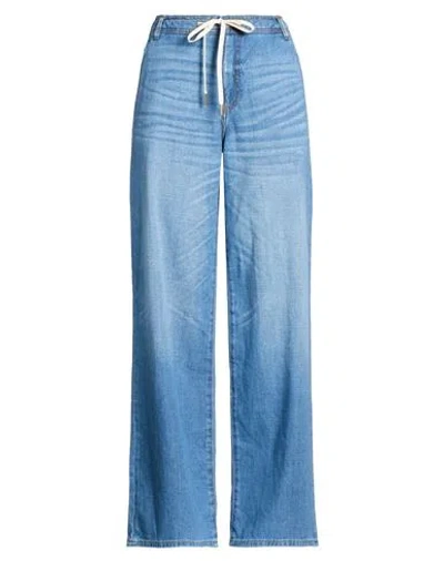 Fracomina Woman Jeans Blue Size 27 Cotton In Black