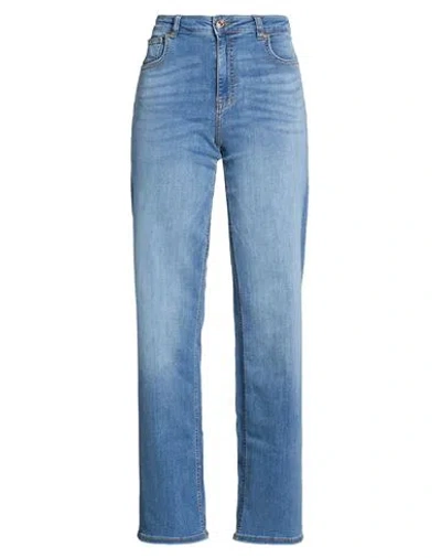 Fracomina Woman Jeans Blue Size 30 Cotton, Elastane