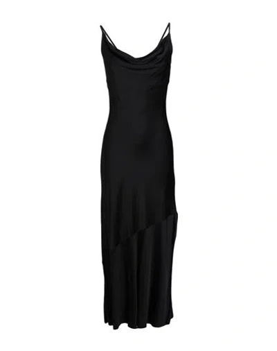 Fracomina Woman Midi Dress Black Size M Viscose