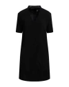 Fracomina Woman Short Dress Black Size S Polyester In Black