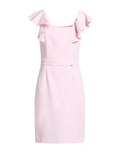 Fracomina Woman Mini Dress Pink Size M Polyester, Elastane
