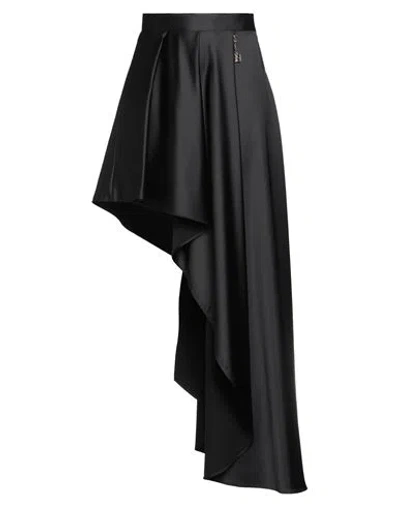 Fracomina Woman Mini Skirt Black Size 4 Polyester, Elastane