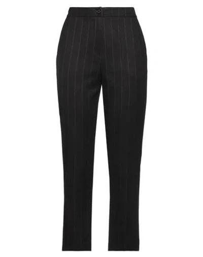 Fracomina Woman Pants Black Size 2 Polyester, Viscose, Elastane