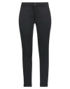Fracomina Woman Pants Black Size 24 Cotton, Elastane