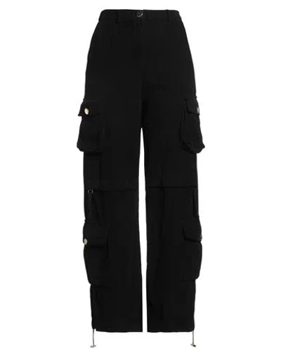 Fracomina Woman Pants Black Size 8 Cotton