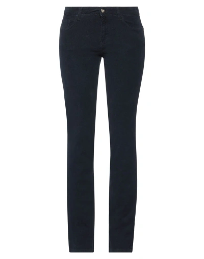 Fracomina Jeans Woman Pants Blue Size 32 Cotton, Elastane