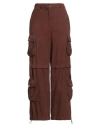 Fracomina Woman Pants Brown Size 8 Cotton