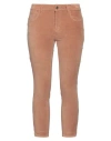 Fracomina Woman Pants Camel Size 30 Cotton, Elastane In Beige
